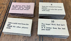 132 cartes de remplacement de jeu vintage oncle Wiggily uniquement