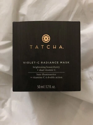 Máscara facial TATCHA Violeta C Radiance crema tratamiento facial antienvejecimiento para el cuidado de la piel  Foto 1 de 3