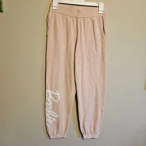 Barefoot Dreams x Barbie Pale Pink CozyChic Luxe Jogger Jogginghose XS - Bild 1 von 3
