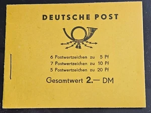 Germany DDR Stamp Sc330a, 330b, 331a, 3 panes booklet, VF MNH CV$95.00(504W98) - Picture 1 of 6