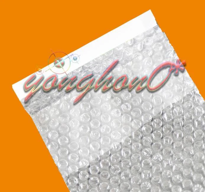 100 Clear Self Seal Bubble Bags Plastic Packing Pouches 6" x 8"_150 x 200+25mm - Image 1 of 1