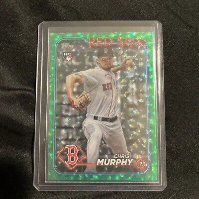 2024 Topps Series 1 - Green Crackle Foil #73 Chris Murphy /499 (RC) - Image 1 of 3