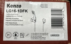 Pfister Kenzo LG16-1DFK Handheld Shower Package, Instruc, Brushed Nickel, New - Picture 1 of 6