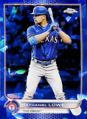 2022 Topps Chrome Sapphire #551 Nathaniel Lowe Texas Rangers          FREE SHIP - Image 1 of 2