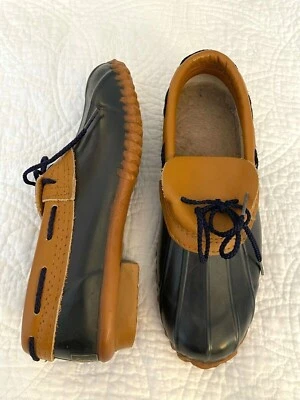 Botas de pato SPORTO para mujer azul marino con plantilla de cuero marrón polar 7 M Foto 1 de 4