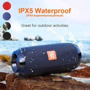 Bluetooth Wireless Portable Speaker Waterproof Stereo Bass USB TF FM Radio - Picture 1 of 14