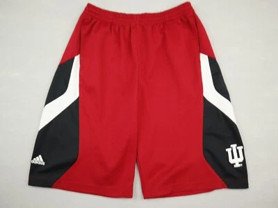 Indiana Hoosiers Pantalones Cortos Juveniles Extra Grandes Rojo Negro Adidas Baloncesto NCAA XL Foto 1 de 4