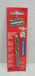 Broca de acero de alta velocidad para mano izquierda Vermont American 5/16" # 13470 EE. UU. - Imagen 1 de 2