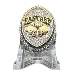 2006 PREMIUM Massive Fantasy Football Championship Trophy Ring - Picture 1 of 9