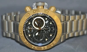 Invicta Men's Subaqua Noma IV Chronograph Black Dial Stainless Steel Watch 10144 - Foto 1 di 5