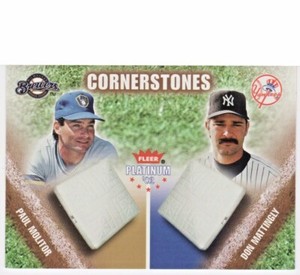 2002 Fleer Platinum Cornerstones, Paul Molitor, Don Mattingly (31) NrMnt-Mnt