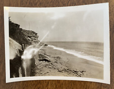 1940s Algiers Algeria Beach Shore Ocean Travel Sightseeing Real Photo P4p10