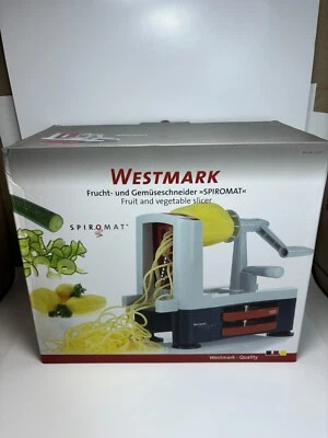 Cortadora/espiralizadora espiral vegetariana de tres hojas de acero inoxidable Westmark Foto 1 de 3