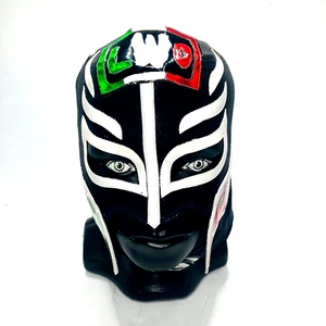 LWO Mysterio Semi Professional Grade Mask Adult Size Chin Strap Black & Tricolor - Picture 1 of 6