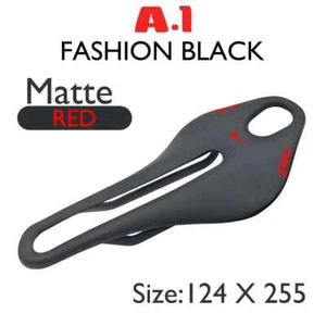 Gravel Road Bike Saddles Parts Carbon Fiber Mountain Bicycle Front Seat Cushion - Picture 1 of 38