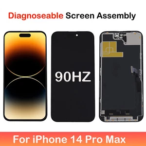 LCD Display Diagnoseable Screen Assembly Replacement for iPhone 14 Pro Max 90HZ - Picture 1 of 8