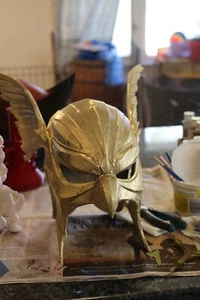 3D PRINTED HELMET HAWKMAN HELMET FOR SMALL ADULT / MID CHILD HEAD COOL!! - Picture 1 of 3