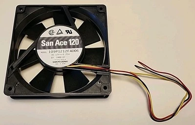 Sanyo Denki San Ace 120 109P1212F4D06 Cooling Fan - Free Shipping  - Image 1 of 3