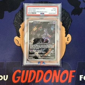 PSA 6 EXCELLENT-MINT 2023 Pokemon 151 Ultra-Premium Collection MEWTWO #052 - Picture 1 of 3