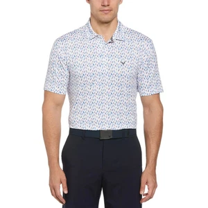 NEU Herren Callaway weiß Performance Stretch Polo Golf Shirt Größe Large - Bild 1 von 9