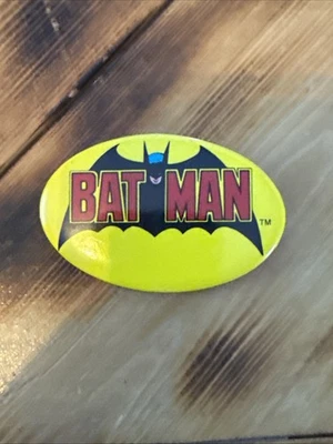 "Pin con logotipo de Batman DC Comics 1982 vintage raro 3""" Foto 1 de 4
