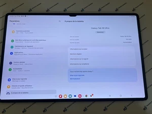 TABLETTE SAMSUNG GALAXY TAB S8 ULTRA SM-X900 128 Go VITRE FISSURÉE - Afbeelding 1 van 11