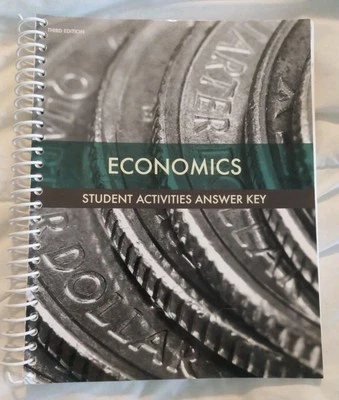 BJU Press Economics Student Activities Answer Key 3rd Edition 500579 Bob Jones - Image 1 of 4