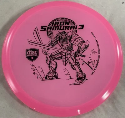 Discmania Iron Samurai 3 Eagle McMahon Signature Series Color Glow C-Line MD3 - Image 1 of 2