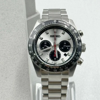 Seiko Prospex Speedtimer SSC911 Silver Dial Solar Chronograph Men's Watch - Image 1 of 4