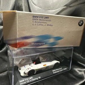 MINICHAMPS BMW V12 LMR - WINNER SEBRING '99 SCALE 1:43 DEALER MODEL USA Boxed - Bild 1 von 8