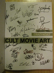 SIGNED x31 Crazy 4 Cult Movie Art + EXTRAS & PICS - Picture 1 of 9