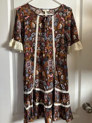 NWOT Matilda Jane Make Believe Intermission Floral Print Dress Boho Women XS - Image 1 of 4