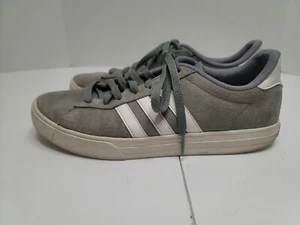 Adidas Mens Daily 2.0 DB0156 Gray White Running Shoes Sneakers Size 8 - Picture 1 of 11