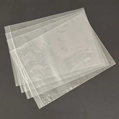 Elkay Plastic 12" x 15"  4 mil Reclosable Heavy Duty Clear Poly Bags w/ Zip Lock - Image 1 of 4