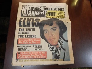 Midnight Globe Magazine Elvis Presley September, 13, 1977 - Picture 1 of 12