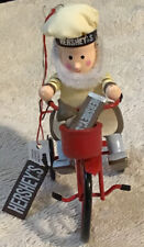 Hershey Ornament - 1989 Kurt Adler Elf Chef On Red Tricycle With Tag