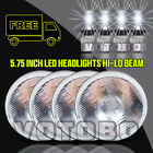 Fit Mercedes-Benz 380SL 450SL 560SL 4PCS 5.75&quot; Round LED Headlights Hi/Lo Beam
