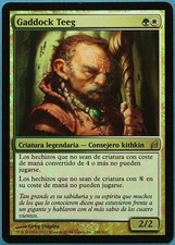 Gaddock Teeg FOIL Lorwyn (SPANISH) NM White Green Rare CARD (190967) ABUGames