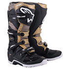 Alpinestars Tech 7 Enduro Drystar Motocross Boots Waterproof Black Grey Gold