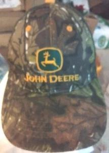 Gorra de sombrero de malla de tractor John Deere a presión para espalda camuflaje - Imagen 1 de 15