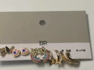 BP Nordstrom Multi Five pairs of earrings - Picture 1 of 8