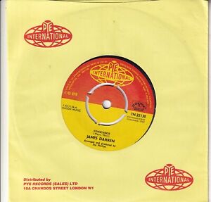 JAMES DARREN..CONSCIENCE..EXCELLENT 1962 PYE INTERNATIONAL ROCK & ROLL / POP 7"