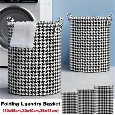 Washing Dirty Clothes Laundry Basket Canvas Toy Baby Hamper Bin Storage Bag