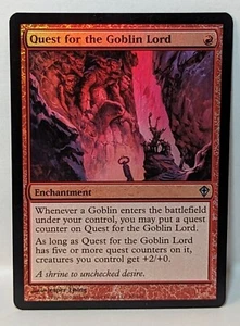 MTG Quest for the Goblin Lord FOIL Worldwake Magic the Gathering 86/145 LP - Picture 1 of 4