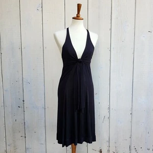 NWT RRP $338 Tufi Duek Black Jersey Silk Dress Size Small S - Picture 1 of 6