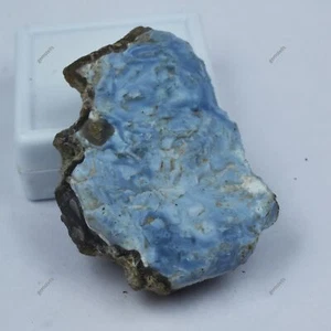 Blue Raw Rough 138.90 Ct Natural Opal Earth Mined Loose Gemstone CERTIFIED - Picture 1 of 12