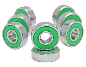 8 Skateboard Longboard Skate Bearings PRECISION ABEC 7 - Picture 1 of 3