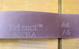 5ea. 3M Trizact Cloth Belt  A6 grit, 2" x 132"  307 AE - Picture 1 of 2