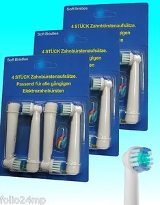 Aufsteckbürsten Ersatzbürsten kompatibel für Braun Oral B Precision Clean - Bild 1 von 8