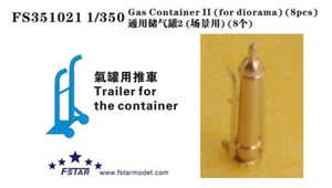 Contenedor de gas II FS351021 1/350 (para diorama) (8 piezas) - Imagen 1 de 2